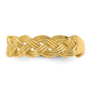 14k Polished Fancy Braided Ring
