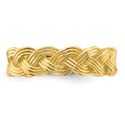14k Polished Fancy Braided Ring