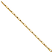 14k Polished 4.3mm Paperclip Link Bracelet