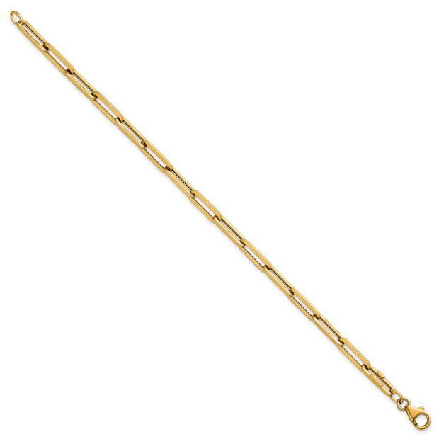 14k Polished 4.3mm Paperclip Link Bracelet