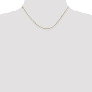 14K .65mm Round Snake with Lobster Clasp Chain