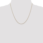 14K .8mm Round Snake with Lobster Clasp Chain