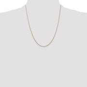 14K .8mm Round Snake with Lobster Clasp Chain