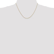 14K .9mm Round Snake with Lobster Clasp Chain