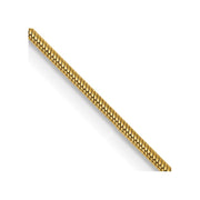 14K .9mm Round Snake with Lobster Clasp Chain