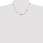 14K 1.1mm Round Snake with Lobster Clasp Chain