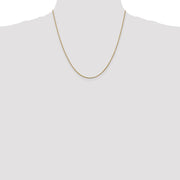 14K 1.1mm Round Snake with Lobster Clasp Chain