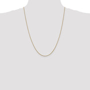 14K 1.1mm Round Snake with Lobster Clasp Chain