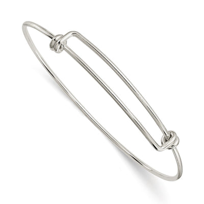 Sterling Silver Wire Expandable Bangle