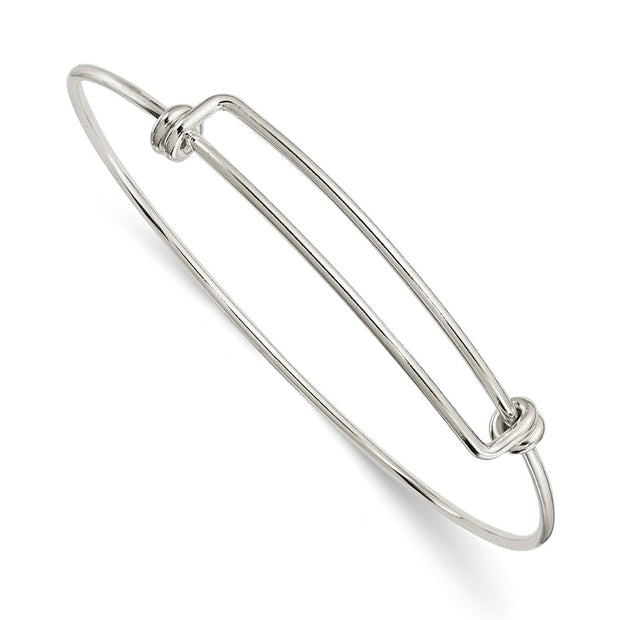 Sterling Silver Wire Expandable Bangle