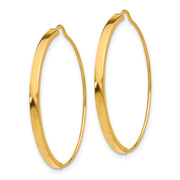 14k Wire Hoop Earrings