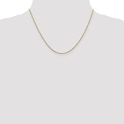 14K .95mm Twisted Box with Lobster Clasp Chain