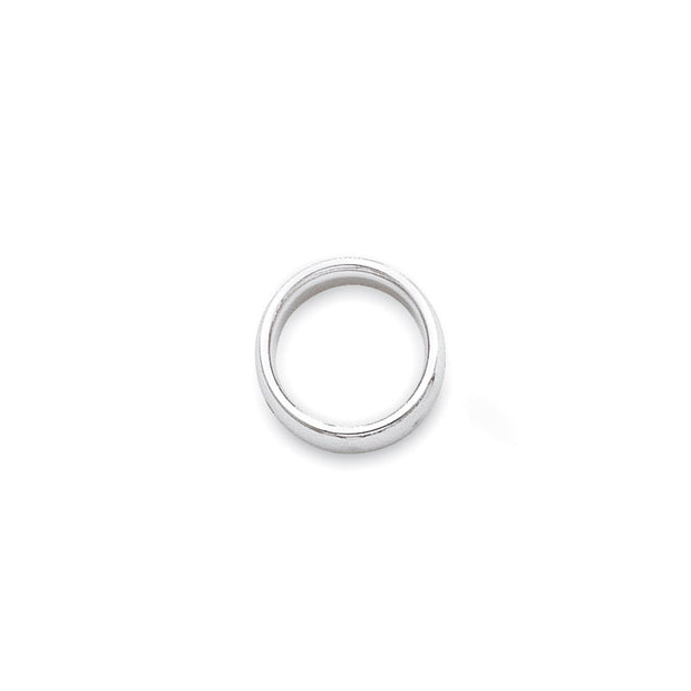 14k White Gold 3mm Standard Weight Comfort Fit Wedding Band