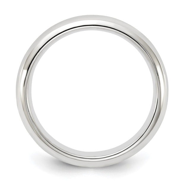 14k White Gold 4mm Standard Weight Comfort Fit Wedding Band