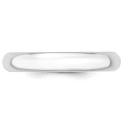 14k White Gold 4mm Standard Weight Comfort Fit Wedding Band