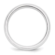 14k White Gold 5mm Standard Weight Comfort Fit Wedding Band