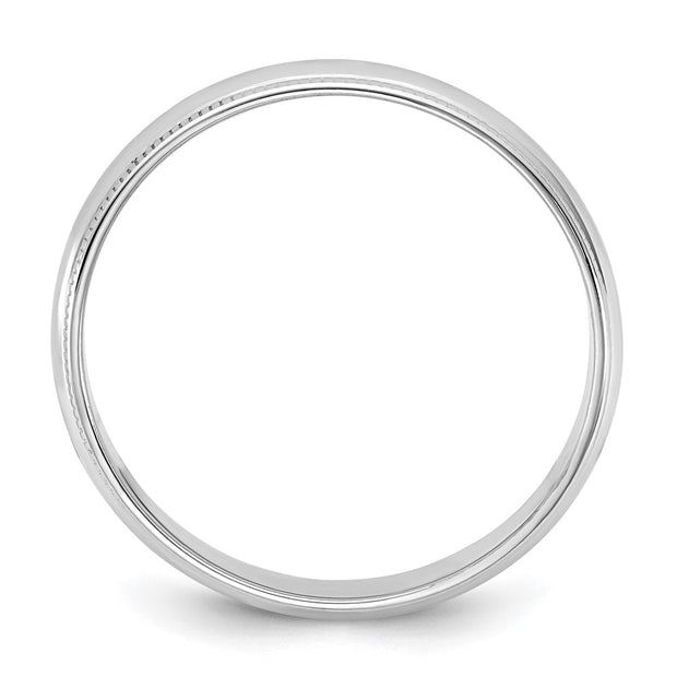 14KW 4.5mm LTW Milgrain Half Round Band