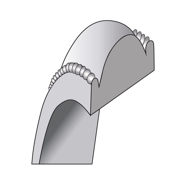 14KW 4.5mm LTW Milgrain Half Round Band