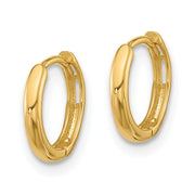 14K Hinged Hoop Earrings