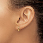 14K Hinged Hoop Earrings